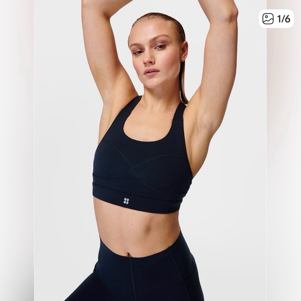 Sweaty Betty Womens black sports bra
